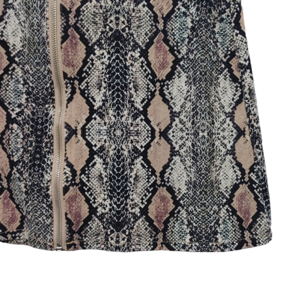 Altard State Snakeskin Python Print Zip Front Min… - image 5